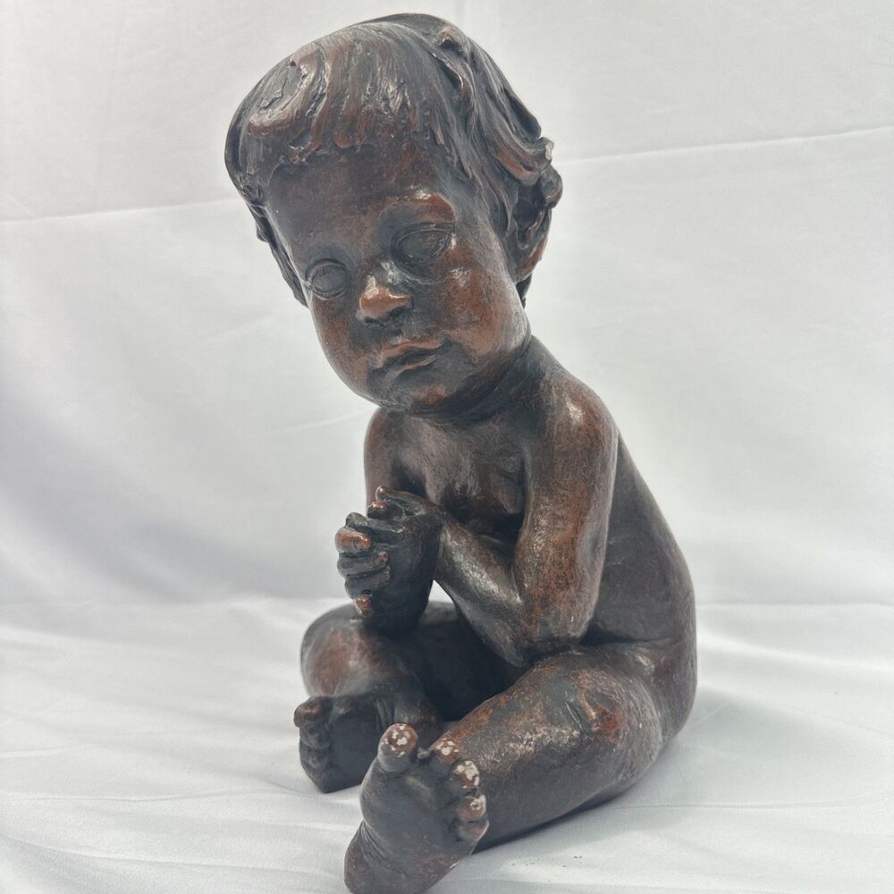 VINTAGE AUSTIN PRODUCTION 1989 INFANT BABY STATUE SCULPTURE (chipped)